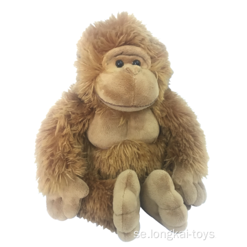 Plush Orangutan Brown Toy